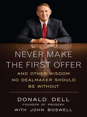 cover image of Never Make the First Offer